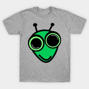 Happy green alien T-Shirt